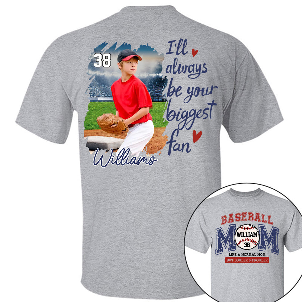 Baseball Mom Loud and Proud, Personalized Shirt Gift For Baseball Lover T1807 Do99