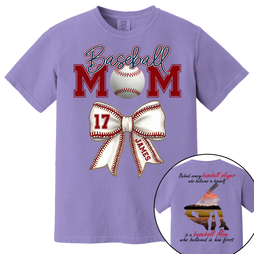 Personalized Baseball Shirt, Baseball Mom, Gift For Baseball Lover, A2110 Pt99