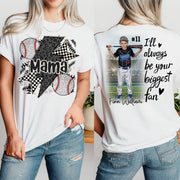 My Heart is on that Field Retro Checkered - Personalized Shirt For Mom, Family Member Pt99