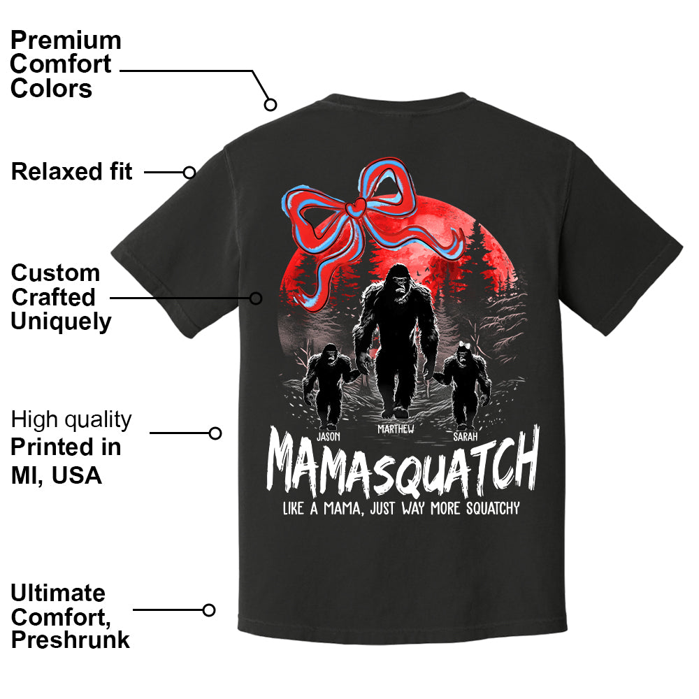 Momsquatch, Like A Grandma, Just Way More Squatchy, Bigfoot, Personalized Vintage Shirt T1807 Tm01
