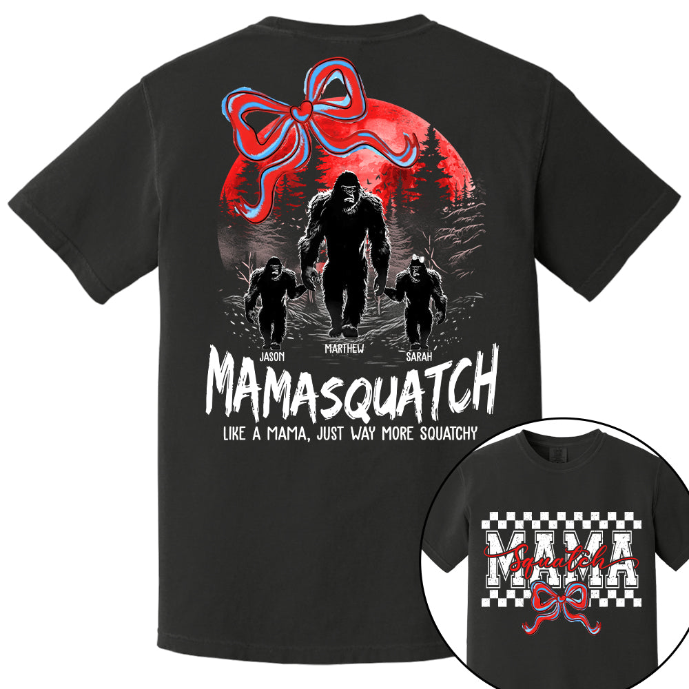 Momsquatch, Like A Grandma, Just Way More Squatchy, Bigfoot, Personalized Vintage Shirt T1807 Tm01