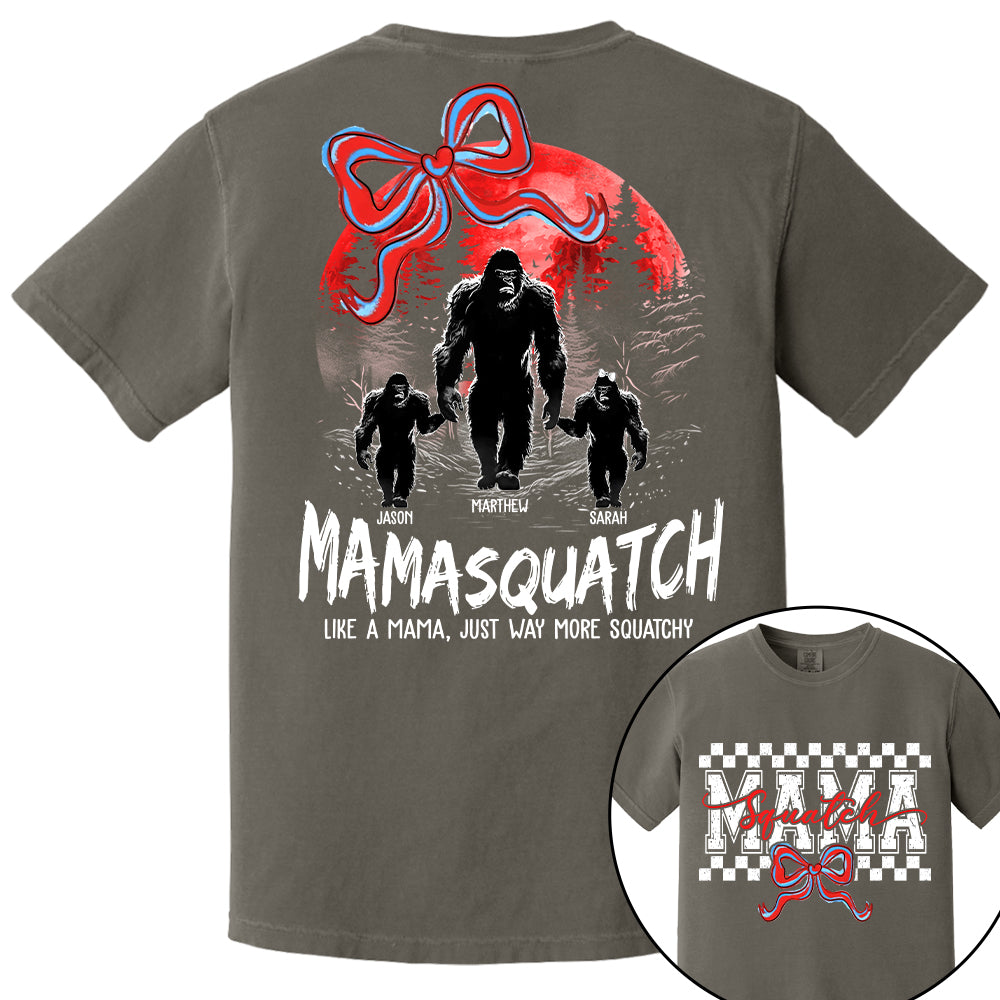 Momsquatch, Like A Grandma, Just Way More Squatchy, Bigfoot, Personalized Vintage Shirt T1807 Tm01