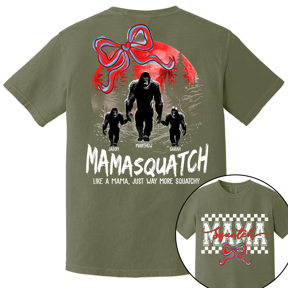 Momsquatch, Like A Grandma, Just Way More Squatchy, Bigfoot, Personalized Vintage Shirt T1807 Tm01