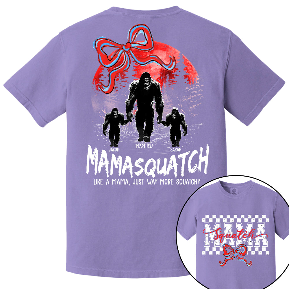 Momsquatch, Like A Grandma, Just Way More Squatchy, Bigfoot, Personalized Vintage Shirt T1807 Tm01