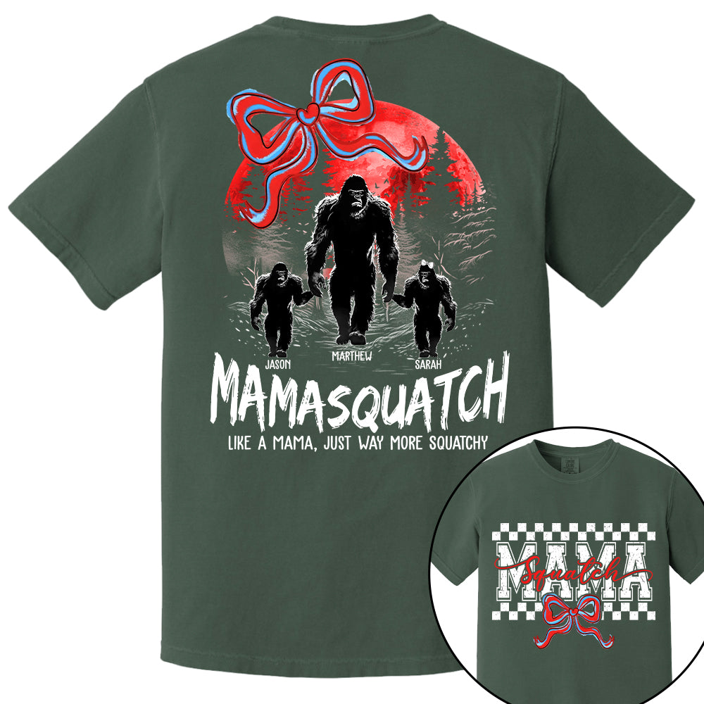 Momsquatch, Like A Grandma, Just Way More Squatchy, Bigfoot, Personalized Vintage Shirt T1807 Tm01