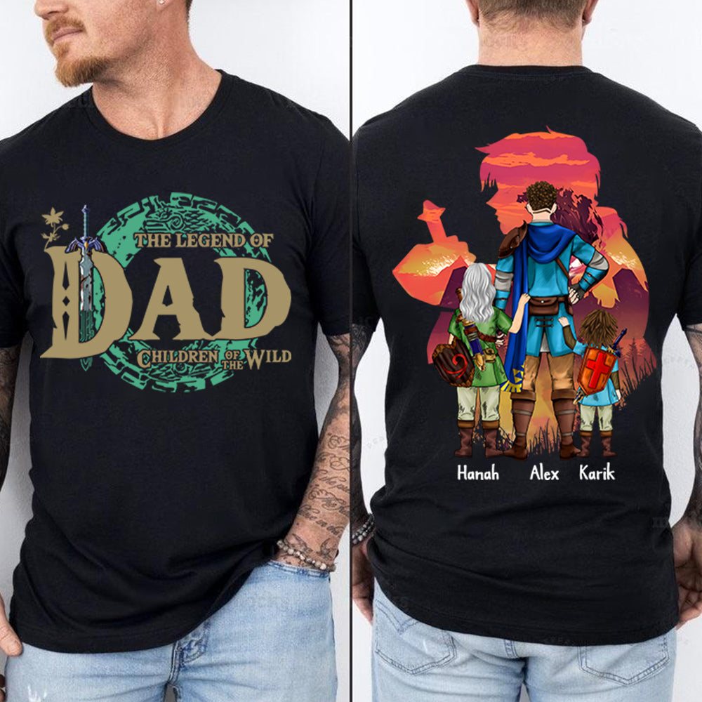 Father's Day - Personalized The Legend Of Dad Zelda Dad Shirt ver 2- N3005
