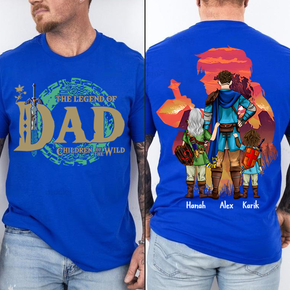 Father's Day - Personalized The Legend Of Dad Zelda Dad Shirt ver 2- N3005