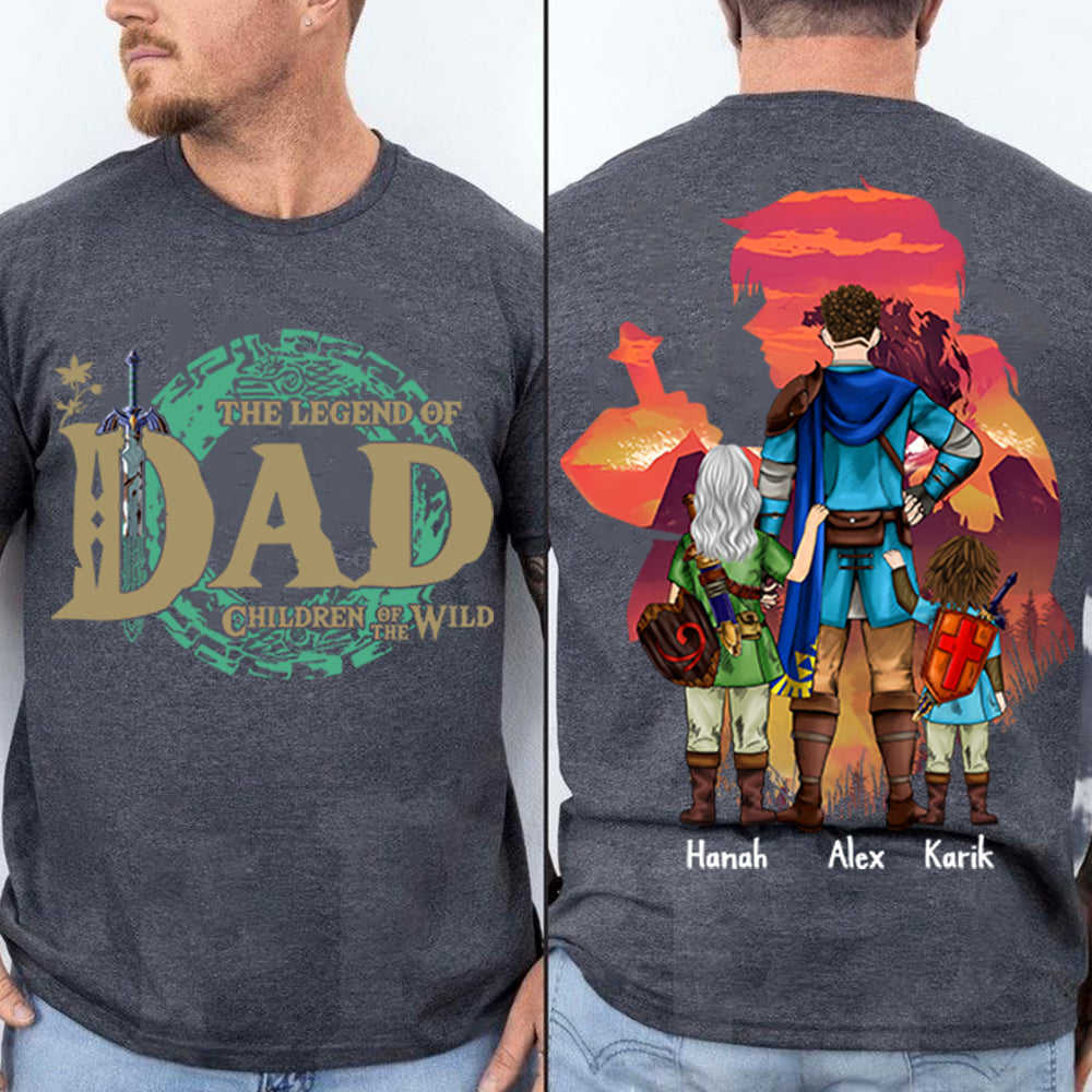 Father's Day - Personalized The Legend Of Dad Zelda Dad Shirt ver 2- N3005