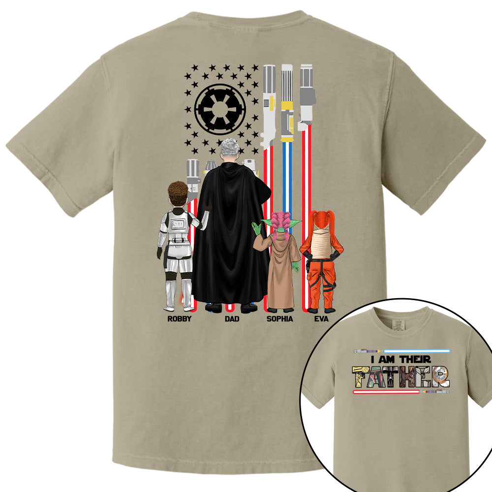 I Am Their Father - Personalized Shirt For Dad Grandpa NA04 Pt99