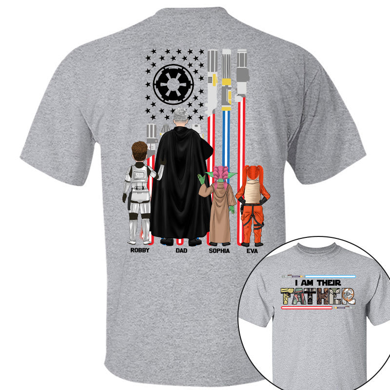 I Am Their Father - Personalized Shirt For Dad Grandpa NA04 Pt99