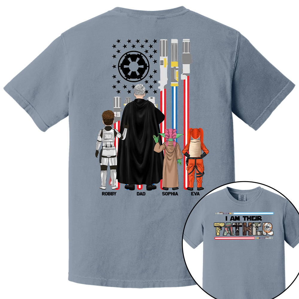 I Am Their Father - Personalized Shirt For Dad Grandpa NA04 Pt99