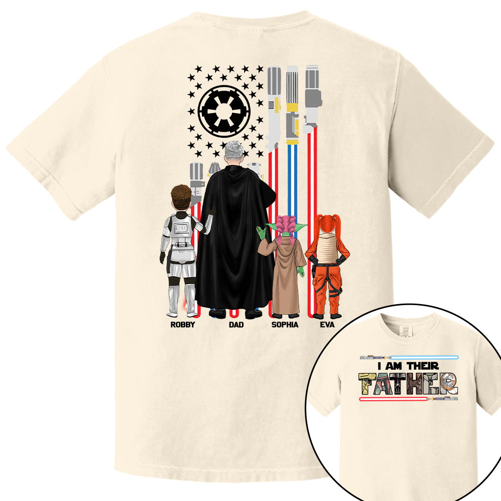 I Am Their Father - Personalized Shirt For Dad Grandpa NA04 Pt99
