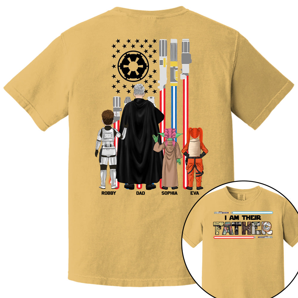 I Am Their Father - Personalized Shirt For Dad Grandpa NA04 Pt99