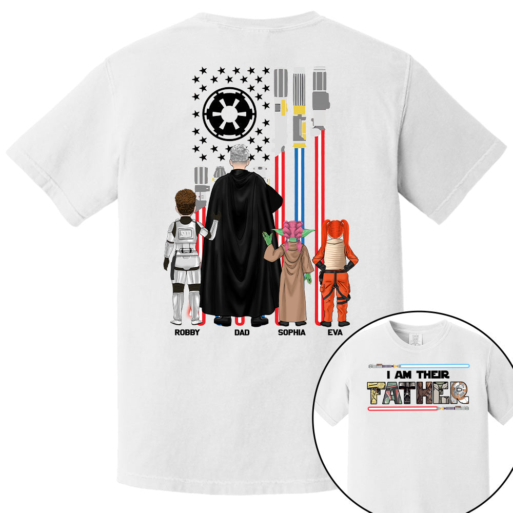 I Am Their Father - Personalized Shirt For Dad Grandpa NA04 Pt99