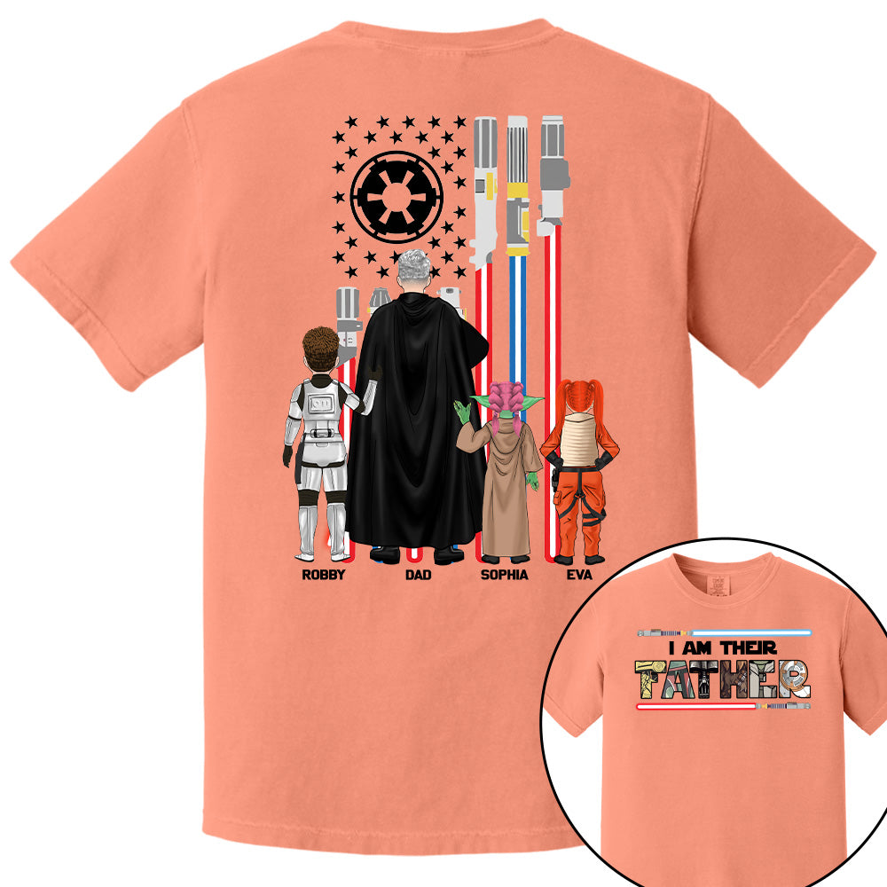 I Am Their Father - Personalized Shirt For Dad Grandpa NA04 Pt99
