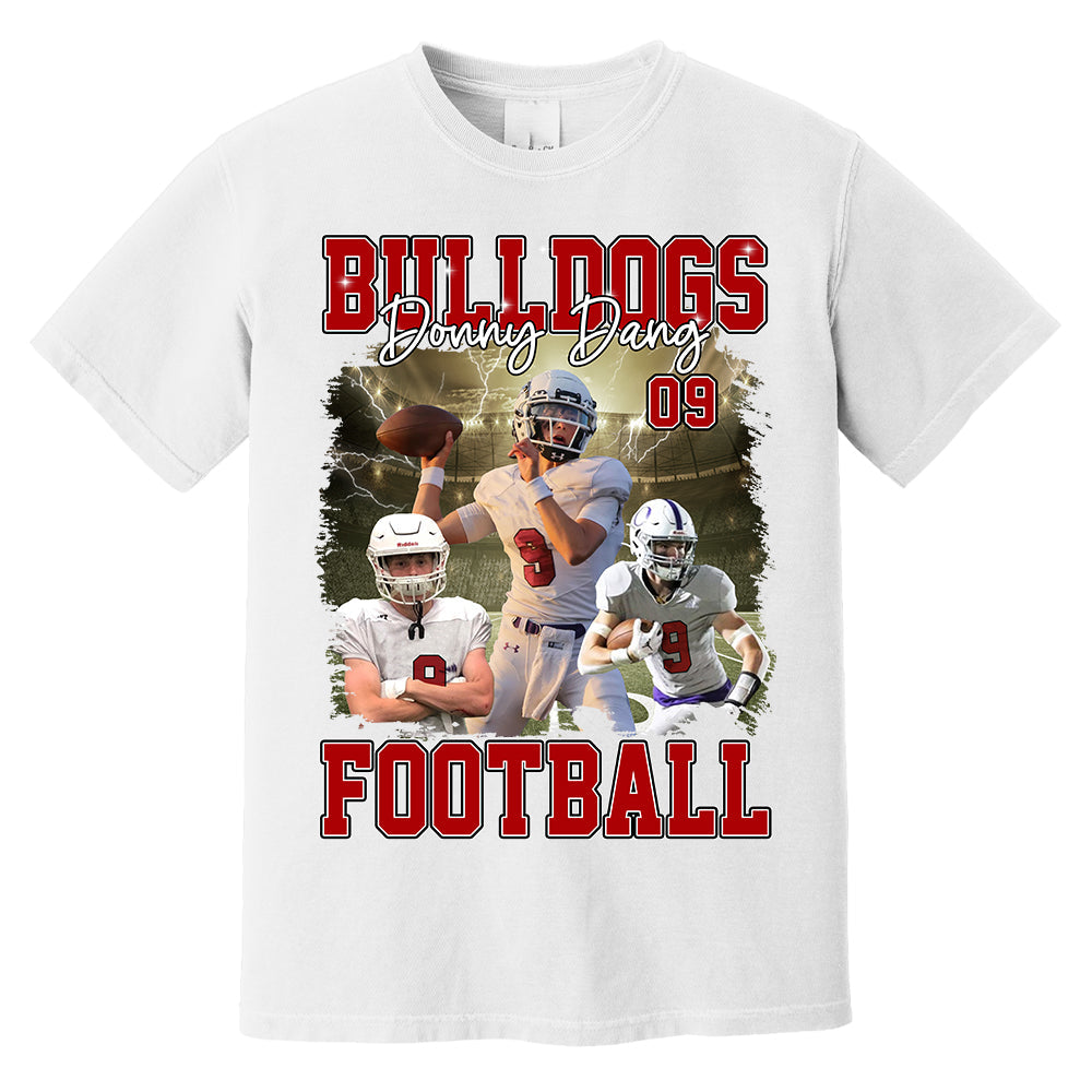 GameDay Football Personalized Bootleg Shirt - Custom Bootleg Shirt 90s Vintage Bootleg Custom Face Personalized T Shirt