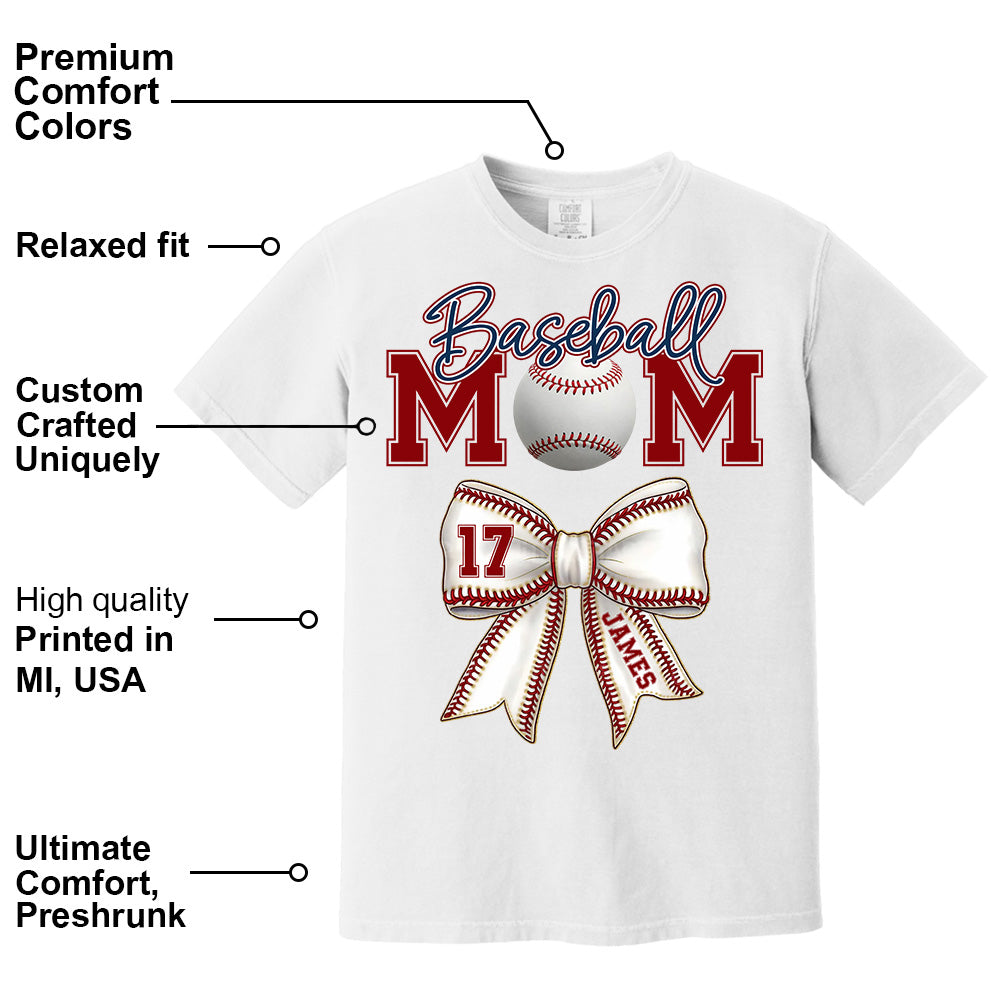 Personalized Baseball Shirt, Baseball Mom, Gift For Baseball Lover, A2110 Pt99