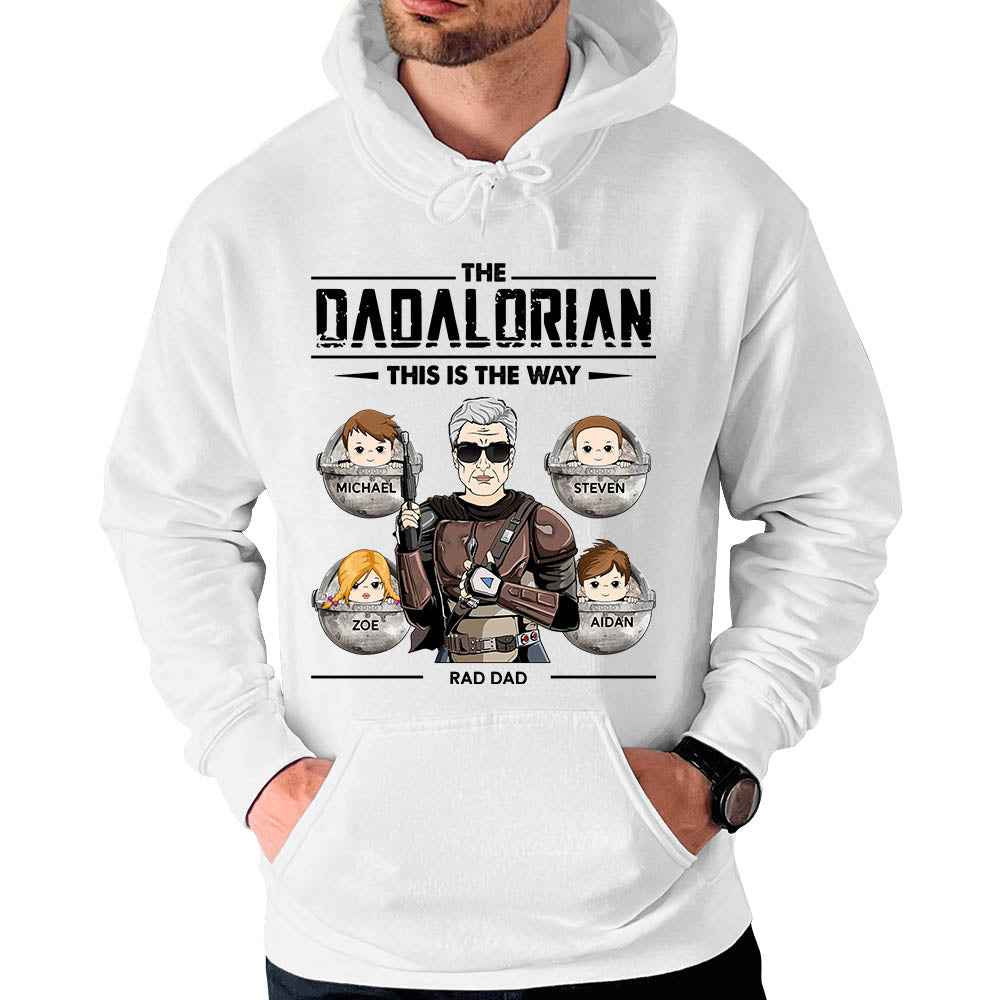 The Dadalorian This Is The Way Personalized Shirt | Best Father's Day Gift for Dad and Papa