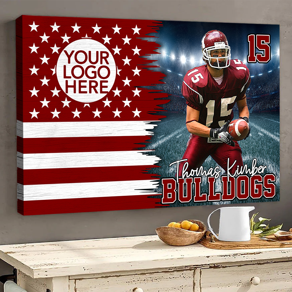 Custom Poster Canvas American Football Game Day Gift For Sport Family K1702 Trhn
