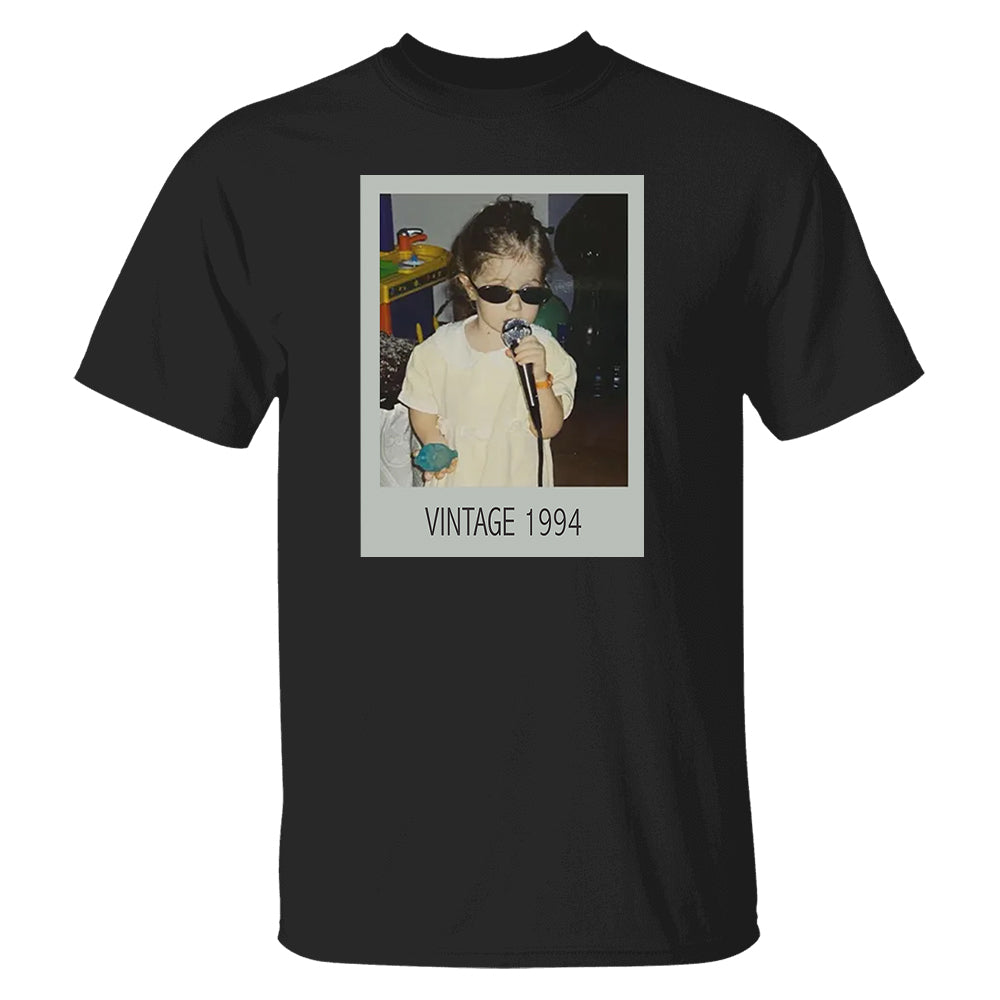 Custom Vintage Photo Shirt, 30Th Birthday Gifts For Women,1994 Birthday Shirt, 30Th Birthday Gift For Him, 30Th Birthday Present Pt99