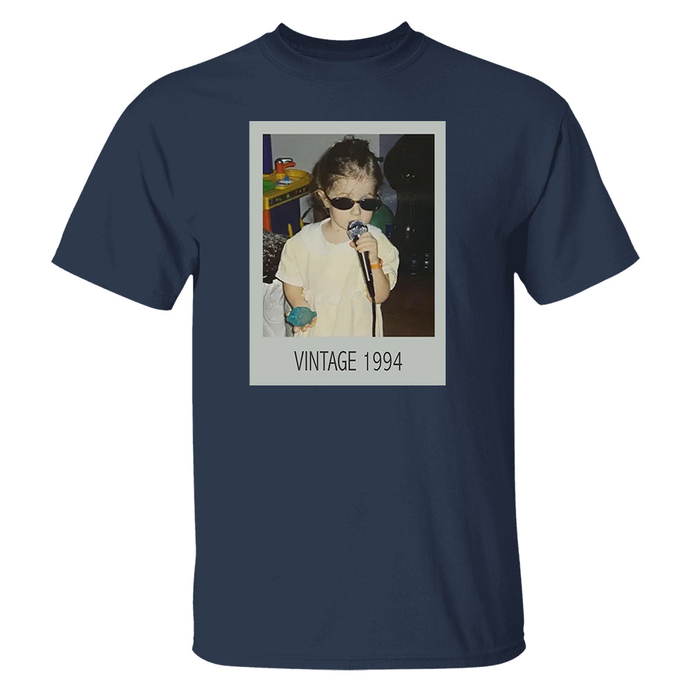 Custom Vintage Photo Shirt, 30Th Birthday Gifts For Women,1994 Birthday Shirt, 30Th Birthday Gift For Him, 30Th Birthday Present Pt99