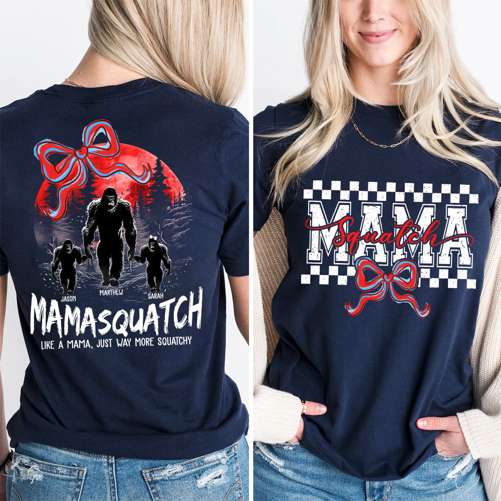 Momsquatch, Like A Grandma, Just Way More Squatchy, Bigfoot, Personalized Vintage Shirt T1807 Tm01