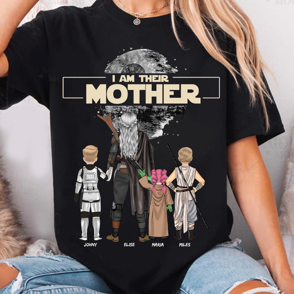 Strongest Mom In The Outer Rim - Personalized I Am Their Mother Shirt For Mom Nh00
