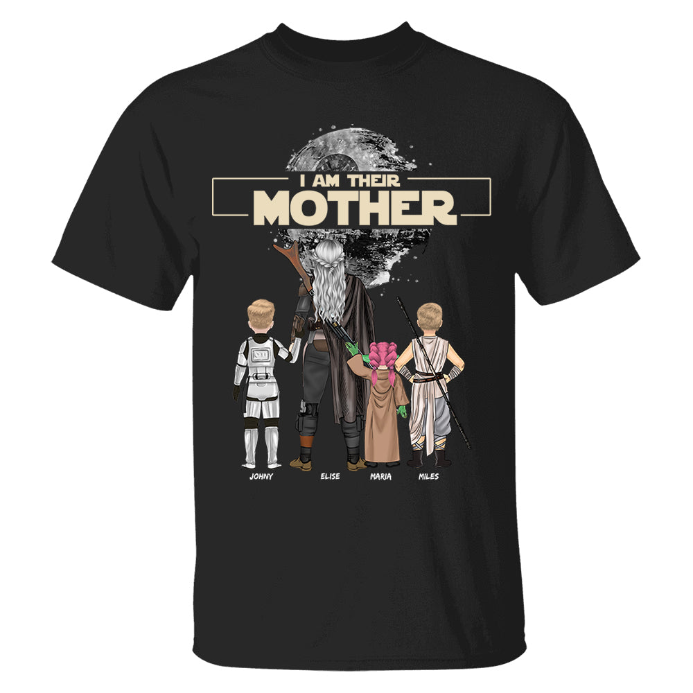 Strongest Mom In The Outer Rim - Personalized I Am Their Mother Shirt For Mom Nh00
