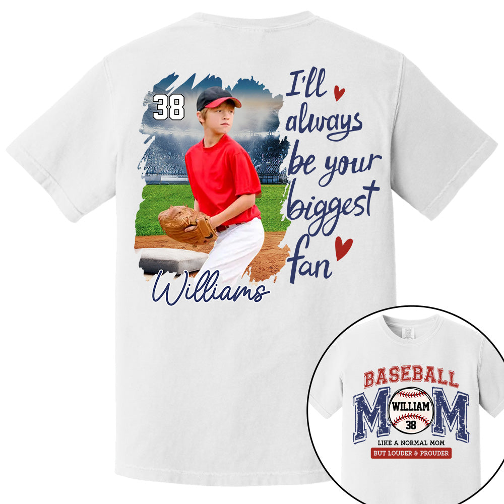Baseball Mom Loud and Proud, Personalized Shirt Gift For Baseball Lover T1807 Do99