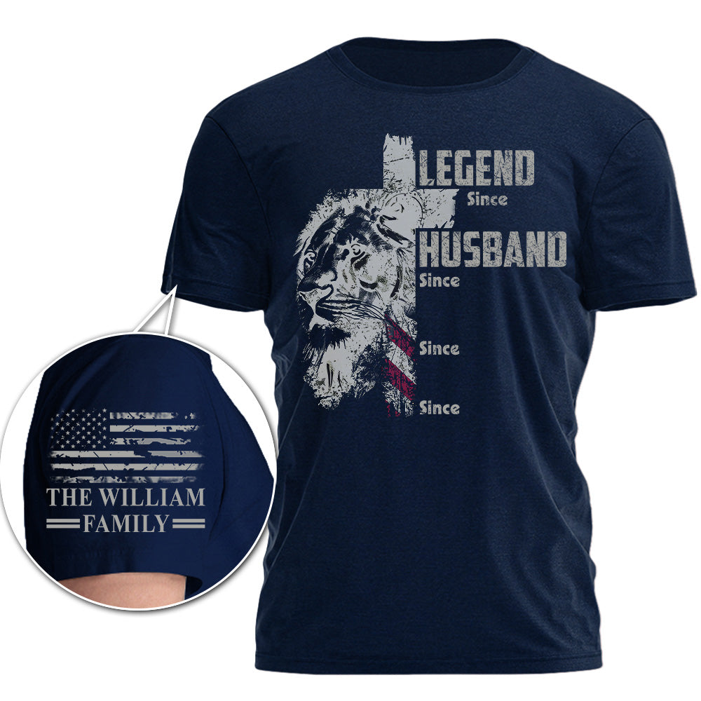 Legend, Husband, Dad, Papa, Personalized Shirt Gift For Dad, Custom Father's Day Gift T1807 Pt99