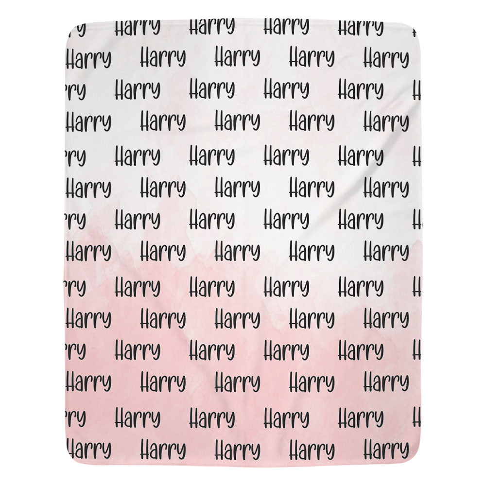 Personalized Name Custom Blanket for Baby, Kids, Youth, Adult