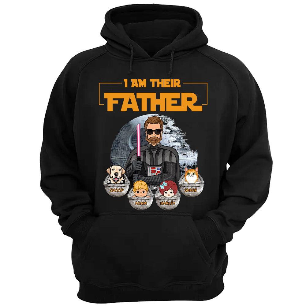 I Am Their Father - Custom Shirt With Kids Dog Cat Gift For Dad