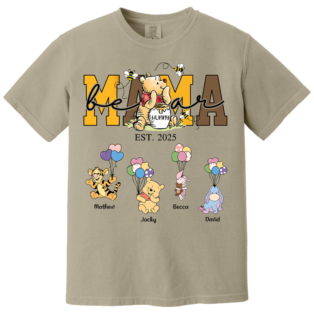 Mama Bear - Personalized Shirt Gift For Mom Tu24