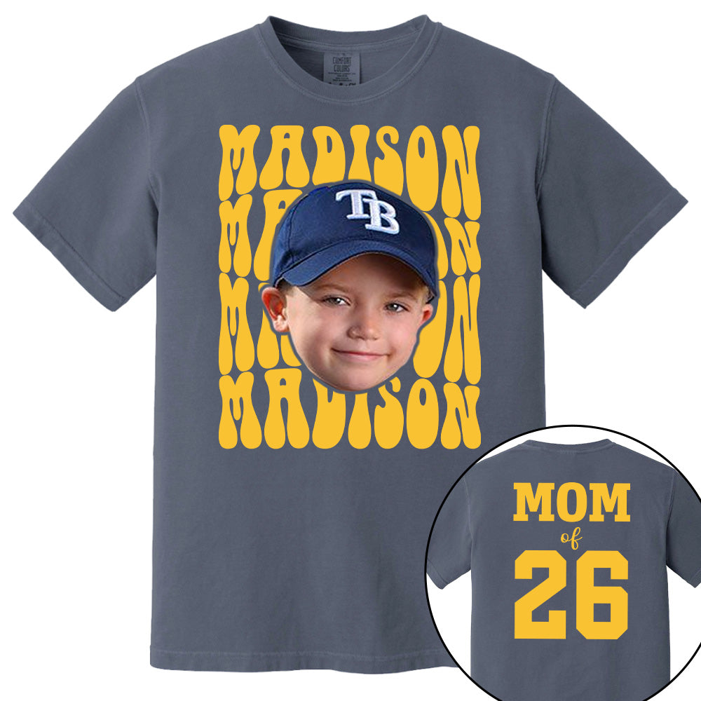 Custom Photo Baseball Game Day, Personalized Baseball Mom Shirt, Gift For Baseball Lover A2110 Pt99