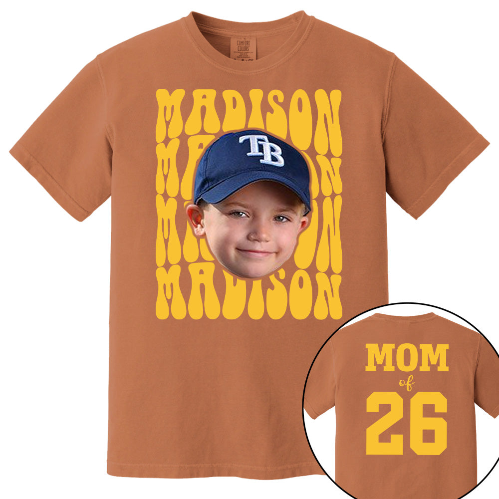 Custom Photo Baseball Game Day, Personalized Baseball Mom Shirt, Gift For Baseball Lover A2110 Pt99