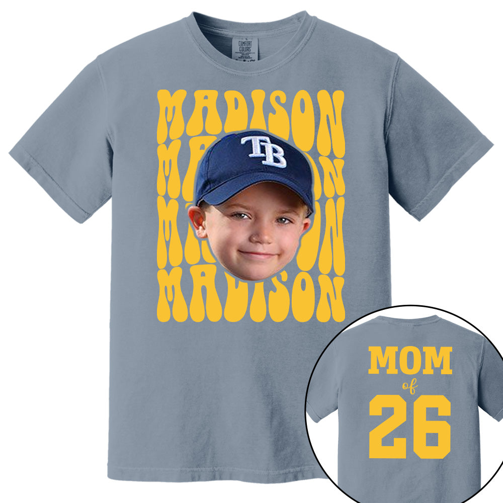 Custom Photo Baseball Game Day, Personalized Baseball Mom Shirt, Gift For Baseball Lover A2110 Pt99
