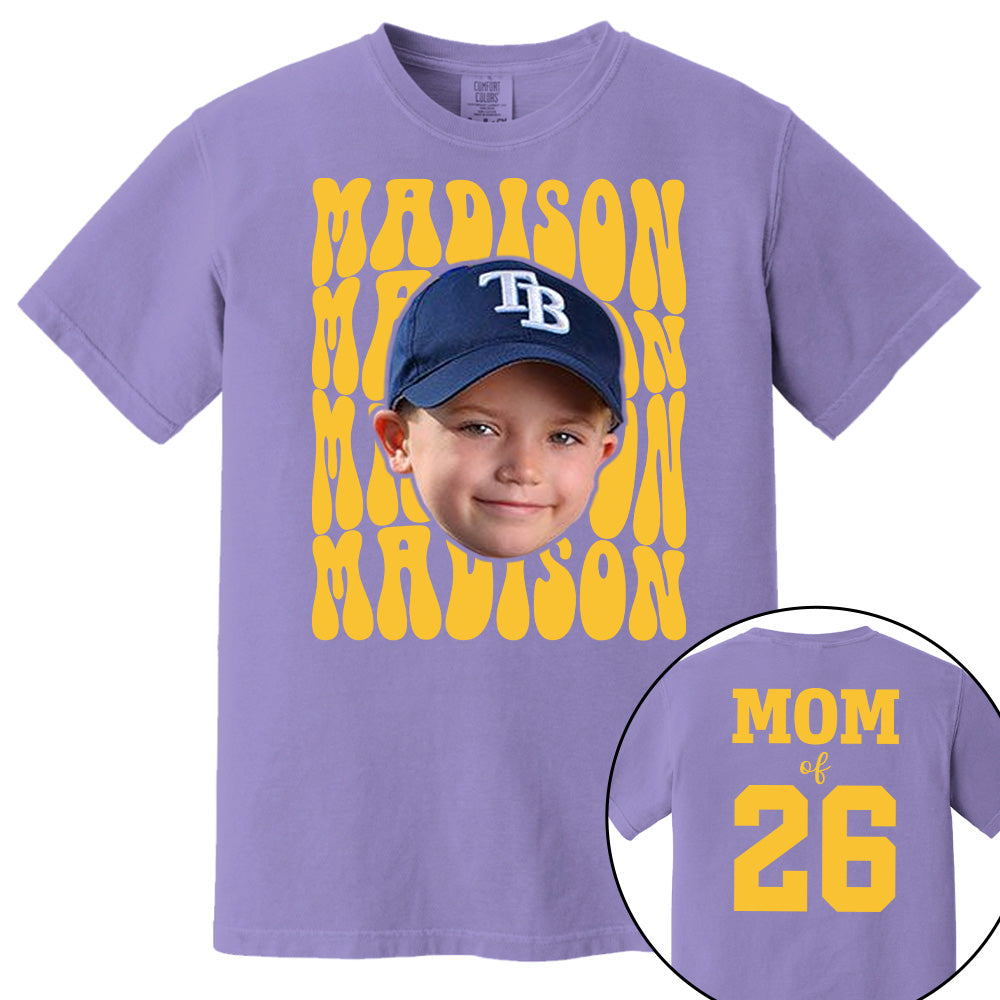 Custom Photo Baseball Game Day, Personalized Baseball Mom Shirt, Gift For Baseball Lover A2110 Pt99