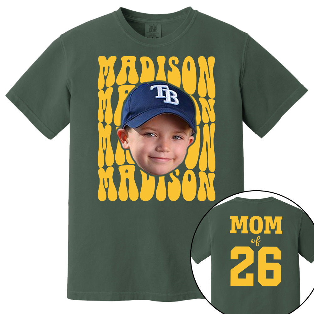 Custom Photo Baseball Game Day, Personalized Baseball Mom Shirt, Gift For Baseball Lover A2110 Pt99