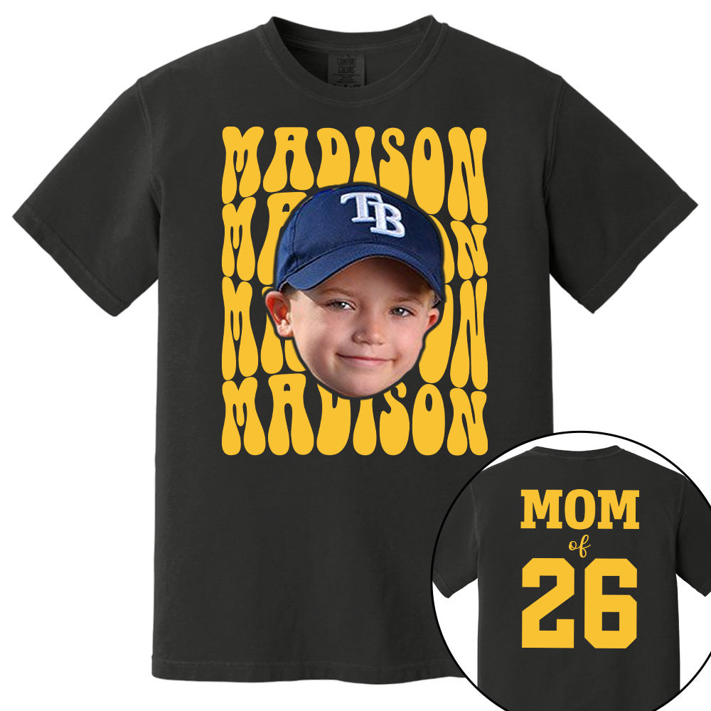 Custom Photo Baseball Game Day, Personalized Baseball Mom Shirt, Gift For Baseball Lover A2110 Pt99