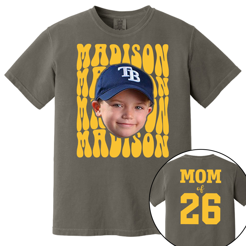 Custom Photo Baseball Game Day, Personalized Baseball Mom Shirt, Gift For Baseball Lover A2110 Pt99