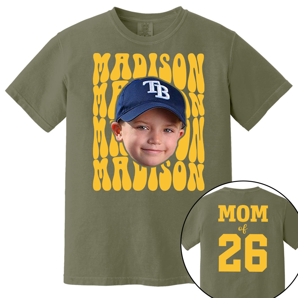 Custom Photo Baseball Game Day, Personalized Baseball Mom Shirt, Gift For Baseball Lover A2110 Pt99