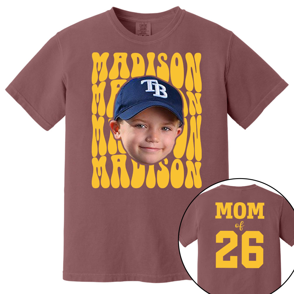Custom Photo Baseball Game Day, Personalized Baseball Mom Shirt, Gift For Baseball Lover A2110 Pt99
