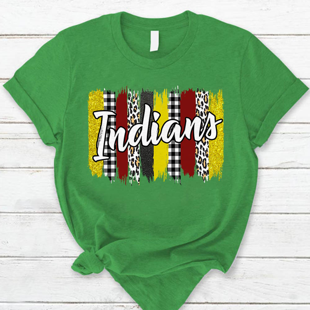 Personalized Shirt Mascot School Spirit Leopard Shirt For Teacher Hk10