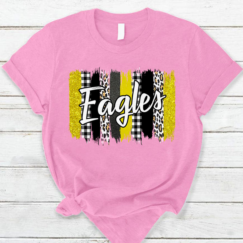Personalized Shirt Mascot School Spirit Leopard Shirt For Teacher Hk10