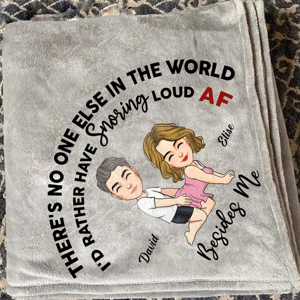 Our Snuggle Blanket - Gift For Couples, Anniversary, Birthday Gift - Personalized Custom Fleece Blanket Nh00