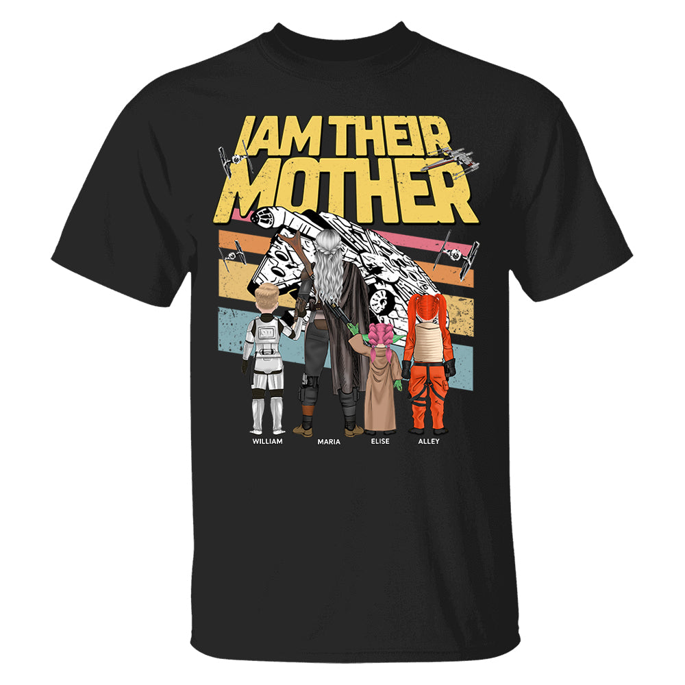 I Am Their Mother -Personalized Shirt For Mom - Custom Kid Shirt Mother's Day NA04  Hv01