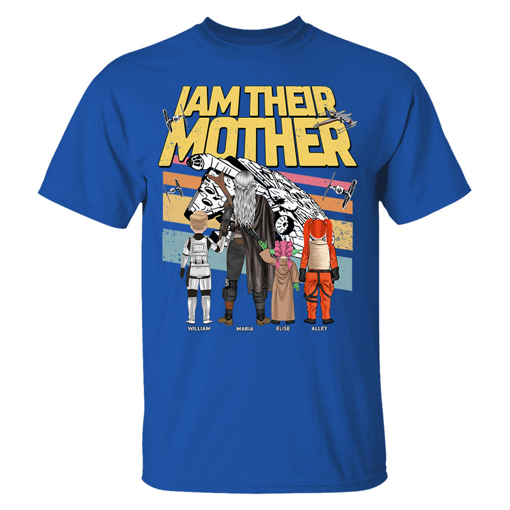 I Am Their Mother -Personalized Shirt For Mom - Custom Kid Shirt Mother's Day NA04  Hv01