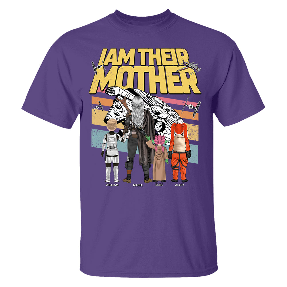 I Am Their Mother -Personalized Shirt For Mom - Custom Kid Shirt Mother's Day NA04  Hv01