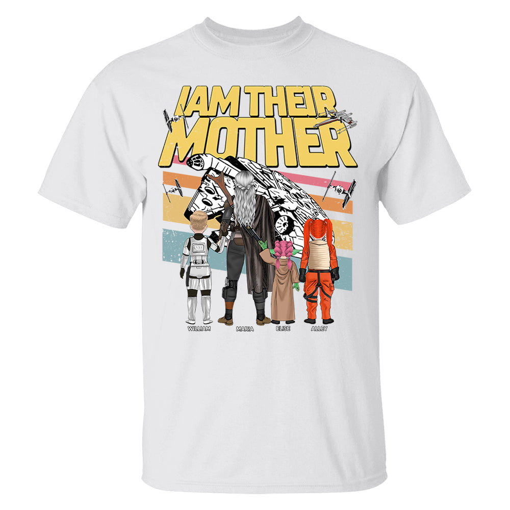 I Am Their Mother -Personalized Shirt For Mom - Custom Kid Shirt Mother's Day NA04  Hv01