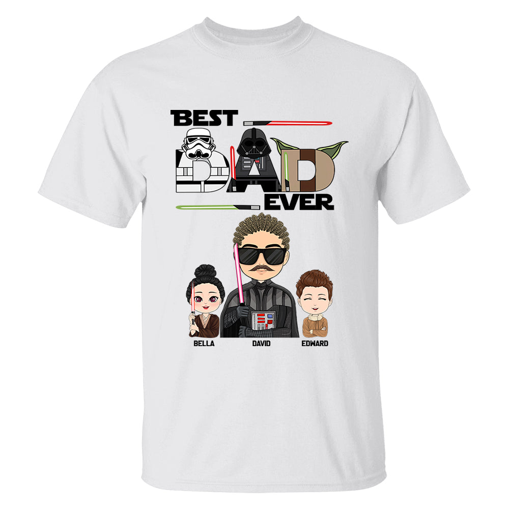 Personalized Best Dad Ever Shirt Gift For Dad - Custom Father's Day Gift vr3 Tu20 